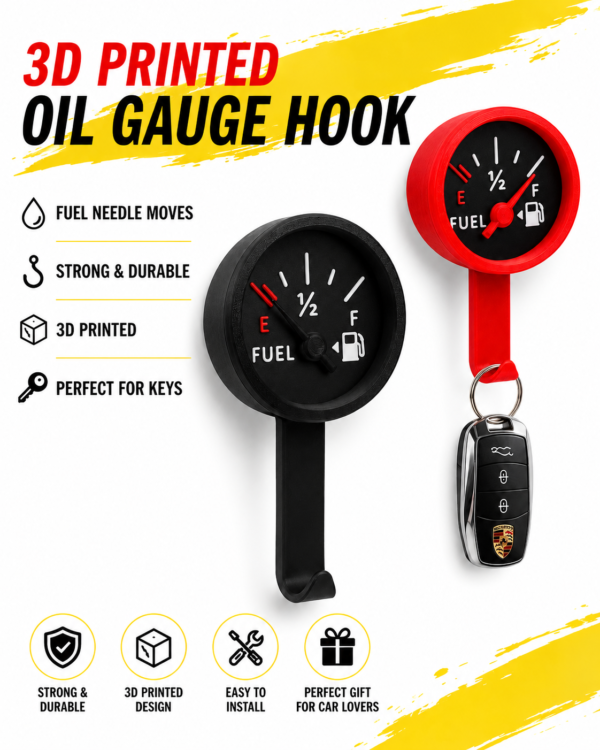 897487D0-D0E1-462E-A1F2-2F7909226B0A Fuel Gauge Wall Hook