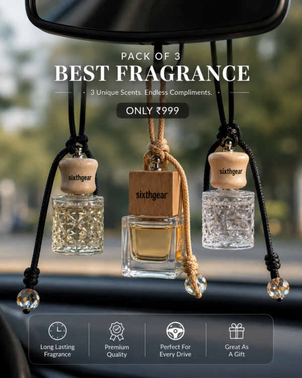 8E15C2F5-B88F-440C-BF45-D6D476522C33 SixthGear Trio Luxe Car Perfume – Pack of 3